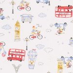 Manta em suedine Londres Paris - Up Baby