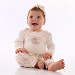 Body longo c/ Calça em suedine Esquilinhas - Up Baby
