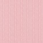 Manta em tricot Trançado Rosa Mousse - Mini & Co.