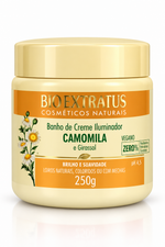 Máscara Banho de Creme Iluminador Camomila e Girassol 250g Bioextratus
