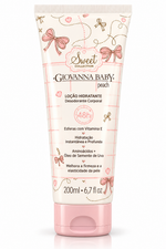 Loção Hidratante Corporal  Sweet Collection Peach 200ml Giovanna Baby