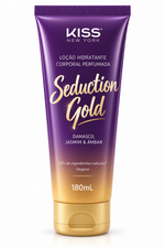 Loção Hidratante Corporal  Seduction Gold 180ml Kiss New York