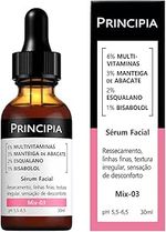 Serum 6% Multivitaminas + Mant. Abacate + Esqualano + Bisabolol Principia Skincare Mix-03 - Multirreparador30ml