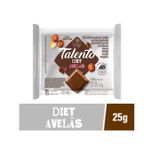 Chocolate Talento Diet Mini Avelãs 15 Un 25g Cada - Garoto