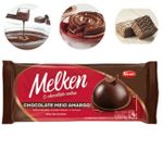 Barra Chocolate Meio Amargo Melken Harald - 1,010 Kg