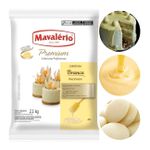 Cobertura Fracionada  chocolate Branco em gotas Premium Mavalério 2,1kg