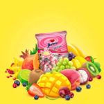 Bala de Coco Sabor Tutti-Frutti 400g -Junco 