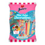 Mini Balas sabor Sortido Decorativa Para Tubetes 400g Junco