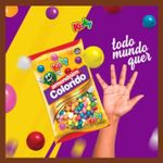 Pacote de Amendoim Confeitado Colorido 400g - kuky