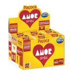 Caixa de Paçoca Amor  Quadrada 30 unidades 540g - Arcor 