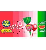Pirulito com Chiclete de Melancia Pop Mania Maxxi C/24 Un