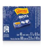  Pastilha Garoto Sabor Menta 17g Com 40 Unidades