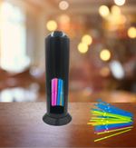 Kit 2 Porta Canudo Plástico Suporte - Bar Lanchonete Restaurante