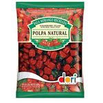 Bala Recheada Morango Polpa Natural - Dori - Pcte 600g