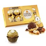 Bombom Ferrero Rocher 8 Unidades - Delícia Crocante