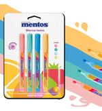 Caneta Marca Texto Com Cheirinho bala mentos 4 cores