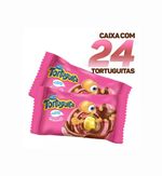 Chocolate Tortuguita Arcor Morango Caixa 24 Unidades