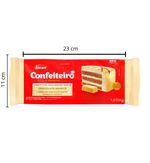 Confeiteiro Fracionada Chocolate Branco Barra 1,010kg Harald