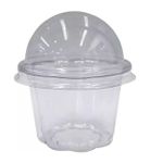 Copo Bolha  Com Tampa  Kit  20 Unidades  100 Ml