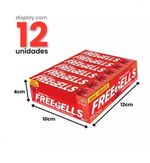 Display Bala Drops Freegells Cereja Mentol 12un X27,6g