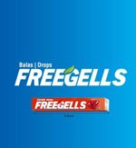 Display Bala Drops Freegells Cereja Mentol 12un X27,6g