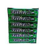 Display Bala Drops Freegells Menta Com Chocolate 12Un 27,6g