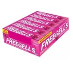 Display Bala Drops Freegells Morango Mentol 12un X27,6g