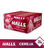 Display Halls Cereja Caixa com  21unx28g