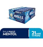 Display Halls Mentol Caixa com 21unx28g