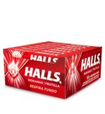 Display Halls Morango Caixa com 21unx28g