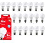 Kit 20 x Lâmpadas Led Bulbo 9w Econômica Branca fria 6.500k