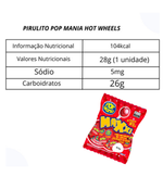 Pirulito Pop Mania Maxxi Morango 672g  Riclan
