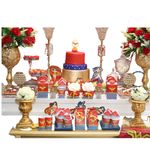 Kit Festa Mulher Maravilha - Decoração Festcolor 82 Peças