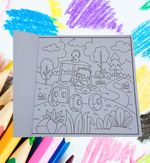 Livro de Colorir Comfy Dinosaurs Infantil 48 Pgs