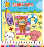 Livro De Colorir Sunny Days Infantil  48 Pgs