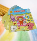 Livro De Colorir Sunny Days Infantil  48 Pgs