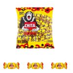 Pacote Bala Chita Original Abacaxi 500g