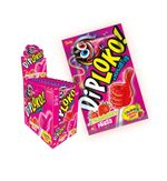 Pirulito Dip Loko Pó Explode Na Boca 15 Un 11g Sabor Morango