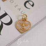 COLAR COM PINGENTE ESPÍRITO SANTO BANHADO EM OURO 18K