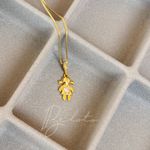 COLAR FILHA ZIRCÔNIA - BANHADO EM OURO 18K