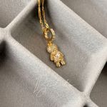 COLAR FILHO CRAVEJADO - BANHADO EM OURO 18K