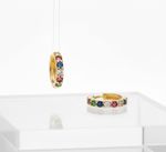 ARGOLA INFANTIL COLORS ZIRCÔNIA - BANHADO EM OURO 18K