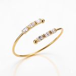 BRACELETE FINO COM DETALHES EM ZIRCONIA BANHADO EM OURO 18K