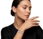 BRACELETE FINO COM DETALHES EM ZIRCONIA BANHADO EM PRATA 925