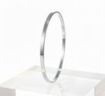 BRACELETE LISO BANHADO EM PRATA 925