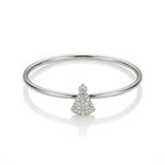 BRACELETE NOSSA SENHORA  APARECIDA - BANHADO A PRATA 925
