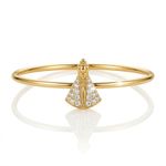 BRACELETE NOSSA SENHORA APARECIDA - BANHADO A OURO 18K