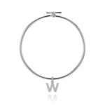 BRACELETE PARA PINGENTES BANHADO EM PRATA 925