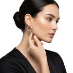 Brinco Argola Mix de Banhos Elisa M - Dourado