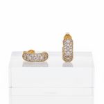 BRINCO ARGOLA SARA BANHADO A OURO 18K